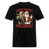 Santa's Favorite President shirt President Trump Christmas T-shirt size S-6XL - black