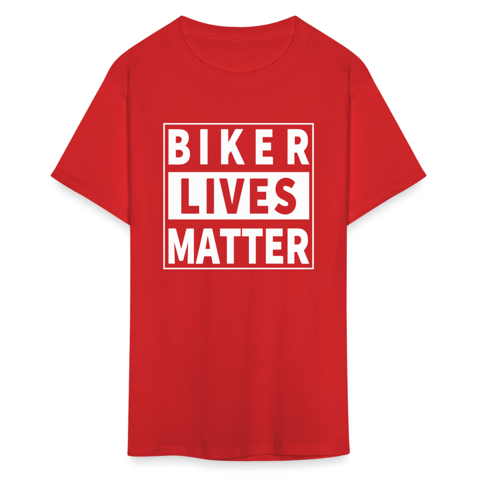 Biker Lives Matter Shirt Motorcycle Biker Rider t shirt Size S-6XL - red