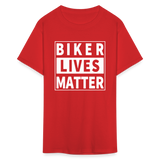 Biker Lives Matter Shirt Motorcycle Biker Rider t shirt Size S-6XL - red