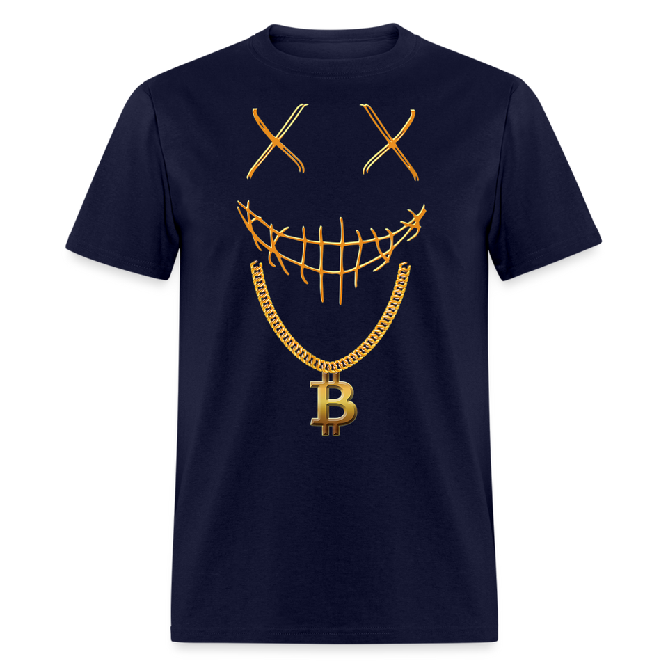 Bitcoin Crypto shirt Cryptocurrency BTC T-Shirt Size S-6XL - navy