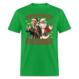 Santa's Favorite President shirt President Trump Christmas T-shirt size S-6XL - bright green