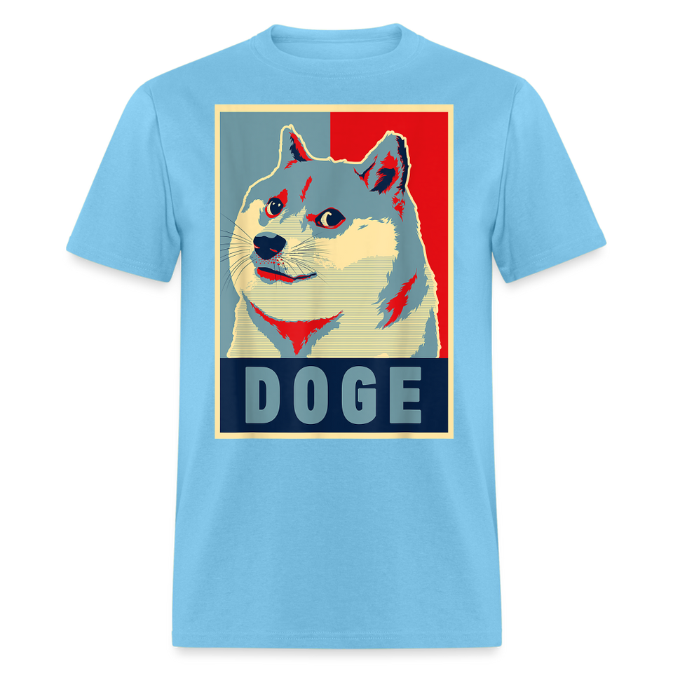 Dogecoin T Shirt Tee Wallstreetbets Doge Coin Crypto Bitcoin T-Shirt Size S-6XL - aquatic blue