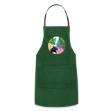 Axie Apron Cute Axie Gamers Gift Adjustable Apron - forest green