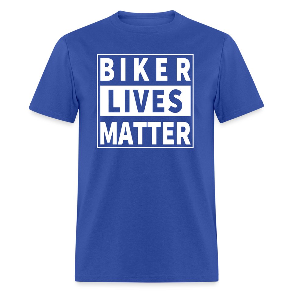 Biker Lives Matter Shirt Motorcycle Biker Rider t shirt Size S-6XL - royal blue