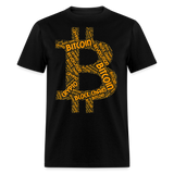 Bitcoin Crypto Revolution shirt Cryptocurrency BTC Block Chain TShirt Size S-6XL - black