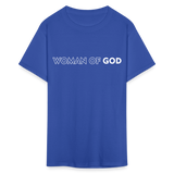 Woman of God shirt Catholic Religious T-Shirt size S-6XL - royal blue