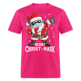 Merry Christmask Toilet Paper shirt Dabbing Santa Funny Christmas T-shirt S-6XL - fuchsia