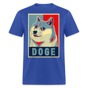 Dogecoin T Shirt Tee Wallstreetbets Doge Coin Crypto Bitcoin T-Shirt Size S-6XL - royal blue