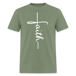 Stand in Faith Shirt - Cross Tee of Peace & Justice T-Shirt | Size S-6XL - military green
