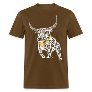 Bitcoin shirt BTC Hodlers Bull Run Fight Crypto Currency HODL T-Shirt Size S-6XL - brown