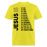 Jesus is my everything shirt Catholic Religious gift T-Shirt size S-6XL - yellow