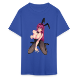 Perfect Pretty Playgirl Anime shirt Bunny Sexy Girl Ahegao Hentai Ecchi T-Shirt - royal blue