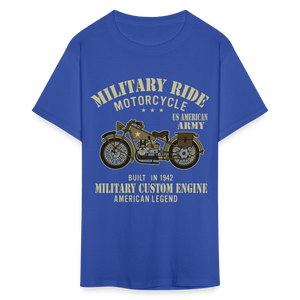 Military Bikers shirt Motorbike Motorcycling US Army USA T-Shirt size S-6XL - royal blue