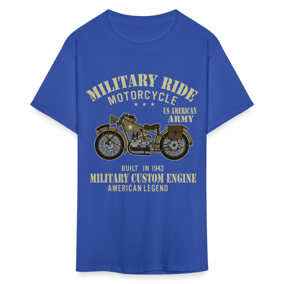 Military Bikers shirt Motorbike Motorcycling US Army USA T-Shirt size S-6XL - royal blue