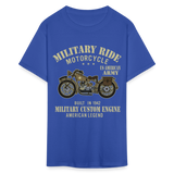 Military Bikers shirt Motorbike Motorcycling US Army USA T-Shirt size S-6XL - royal blue