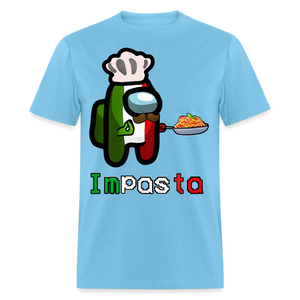 Pasta Cooking Impasta shirt Funny Italia Shirt Gift for Friends T-Shirt S-6XL - aquatic blue