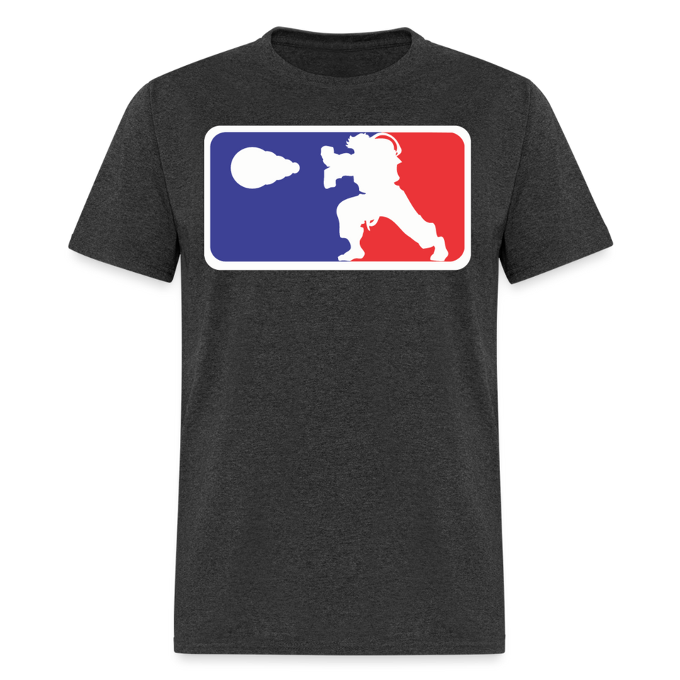Classic Arcade shirt Video Game Retro Gamer Kung Fu Fighter Martial Arts T-Shirt - heather black