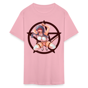 Anime Bondage BDSM shirt Manga Anime Waifu japanese Girl Ahegao T-Shirt - pink