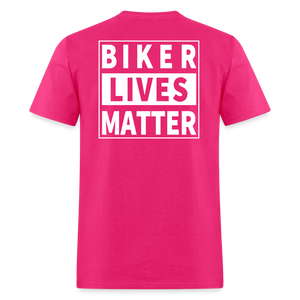 Biker Lives Matter Shirt Motorcycle Biker Rider t shirt S-6XL [Back Print Only] - fuchsia