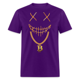 Bitcoin Crypto shirt Cryptocurrency BTC T-Shirt Size S-6XL - purple