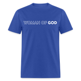 Woman of God shirt Catholic Religious T-Shirt size S-6XL - royal blue