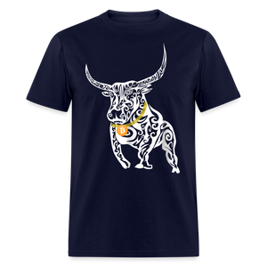 Bitcoin shirt BTC Hodlers Bull Run Fight Crypto Currency HODL T-Shirt Size S-6XL - navy