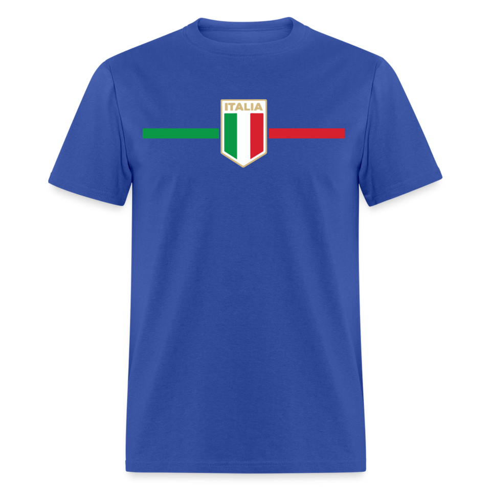 Italia Pride Italian Roots Themed Gift Italy Flag Theme T-Shirt - royal blue