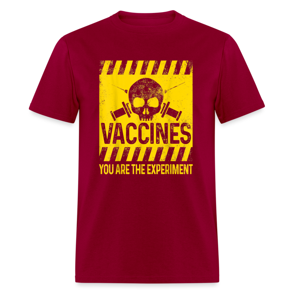 You are the experiment shirt My Body My Choice Vaccine Anti Vax T-Shirt S-6XL - dark red