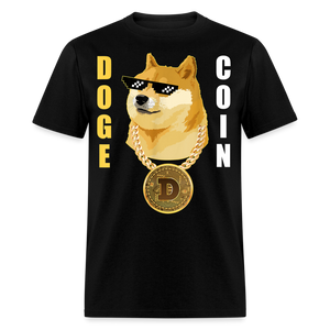 Dogecoin T Shirt Tee Wallstreetbets Doge Coin Crypto Bitcoin T-Shirt Size S-6XL - black