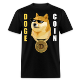 Dogecoin T Shirt Tee Wallstreetbets Doge Coin Crypto Bitcoin T-Shirt Size S-6XL - black
