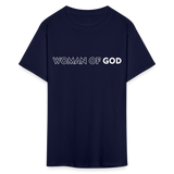 Woman of God shirt Catholic Religious T-Shirt size S-6XL - navy