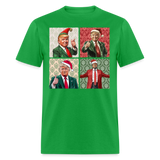 Christmas Trump shirt I'll be home for Christmas 45 47 2024 T-shirt size S-6XL - bright green