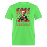 I'll be home for Christmas shirt Trump Ugly Christmas T-shirt size S-6XL - kiwi
