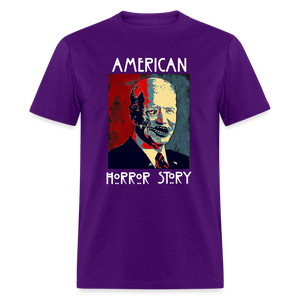 Anti Joe Biden shirt American Horror Story Zombie Funny Halloween T-shirt - purple