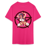 Anime Bondage BDSM shirt Manga Anime Waifu japanese Girl Ahegao T-Shirt - fuchsia