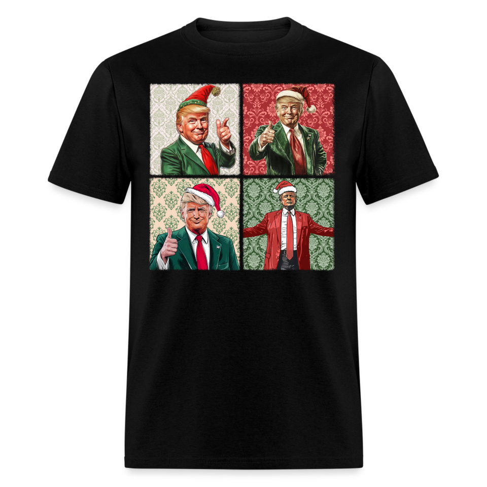 Christmas Trump shirt I'll be home for Christmas 45 47 2024 T-shirt size S-6XL - black