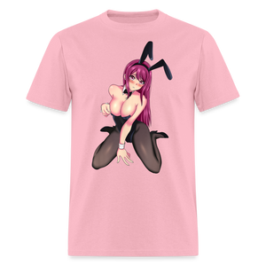 Perfect Pretty Playgirl Anime shirt Bunny Sexy Girl Ahegao Hentai Ecchi T-Shirt - pink