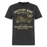 Military Bikers shirt Motorbike Motorcycling US Army USA T-Shirt size S-6XL - heather black