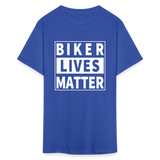 Biker Lives Matter Shirt Motorcycle Biker Rider t shirt Size S-6XL - royal blue