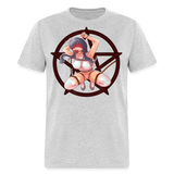 Anime Bondage BDSM shirt Manga Anime Waifu japanese Girl Ahegao T-Shirt - heather gray