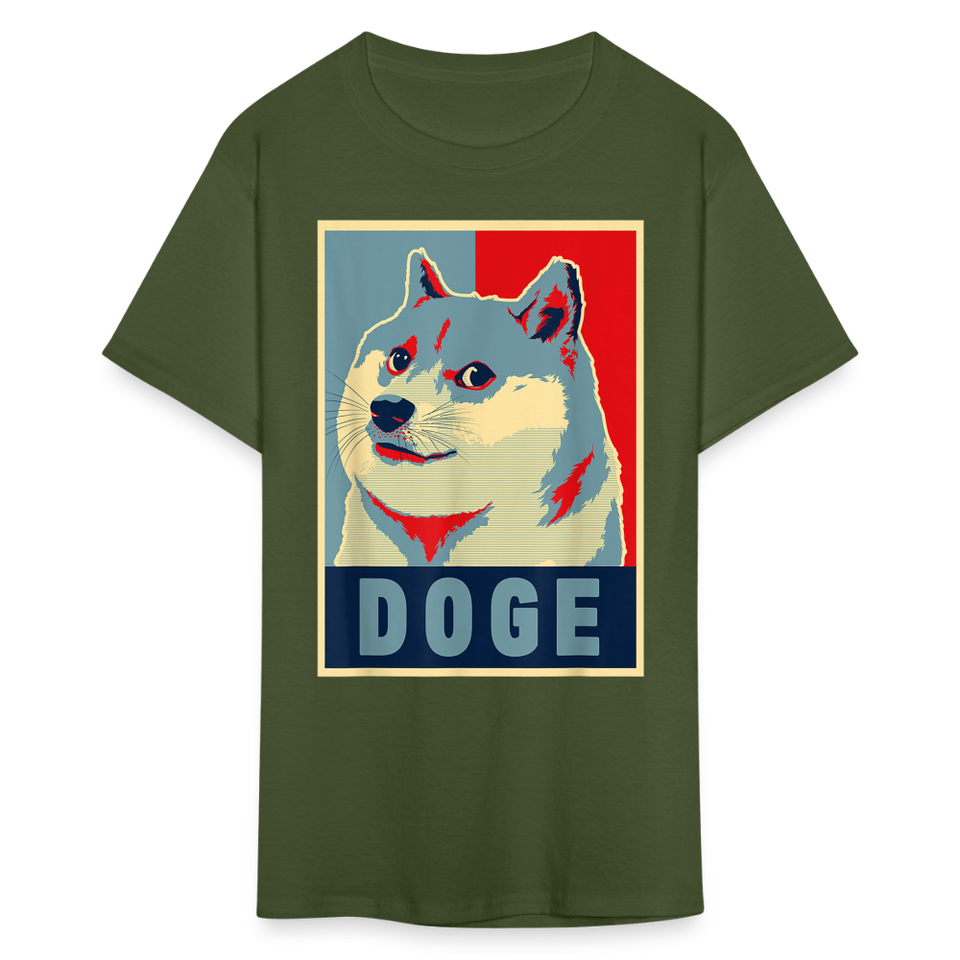 Dogecoin T Shirt Tee Wallstreetbets Doge Coin Crypto Bitcoin T-Shirt Size S-6XL - military green
