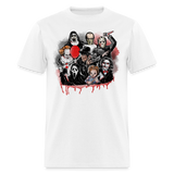 Horror Characters Friends Halloween Tee Shirt Scary Movie Horror Friends T-shirt - white