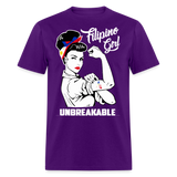 Filipina women power shirt T-Shirt Philippines Flag size S-6XL - purple