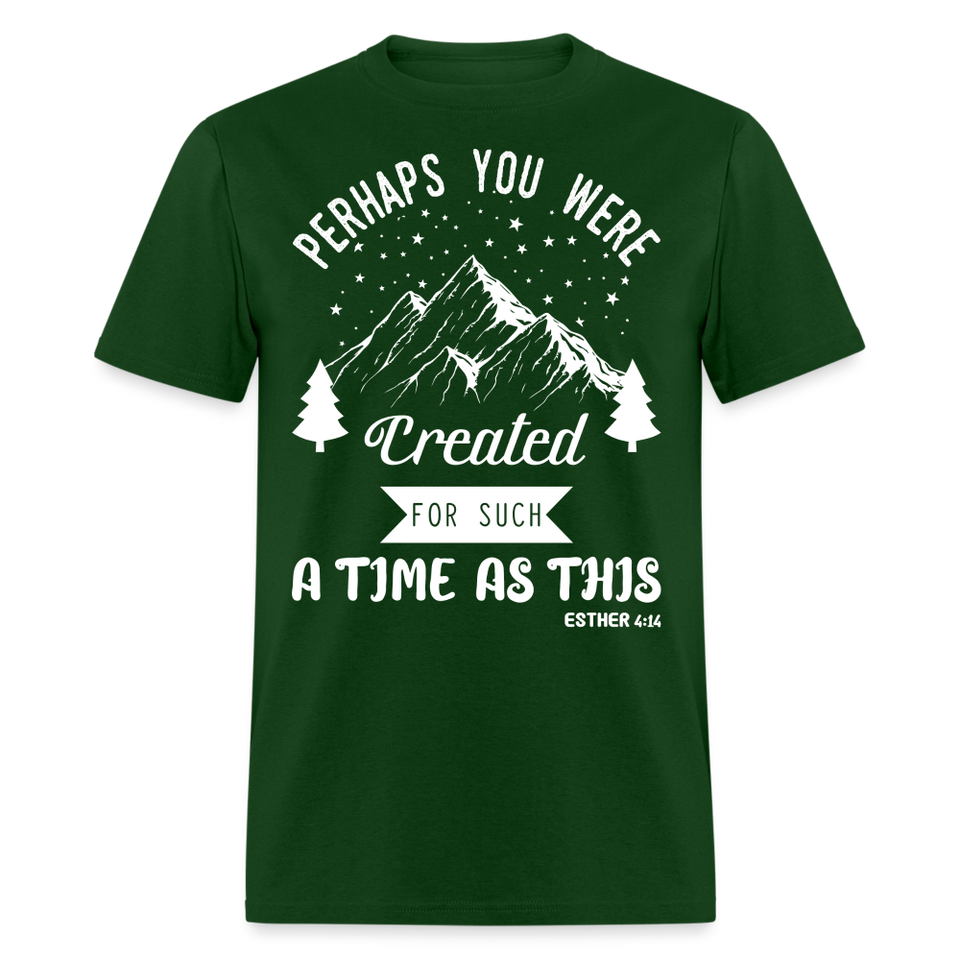 Perhaps you were created shirt Catholic Religious T-Shirt size S-6XL - forest green