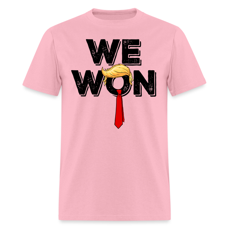 Trump Won Get Over It 2024 shirt Let that sink in T-Shirt size S-6XL - pink