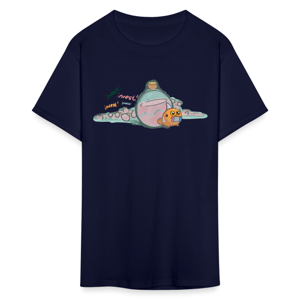 Axie shirt SLP to the moon Tshirt Cute Axie Gift Axie AltCoin T-Shirt - navy