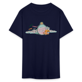 Axie shirt SLP to the moon Tshirt Cute Axie Gift Axie AltCoin T-Shirt - navy