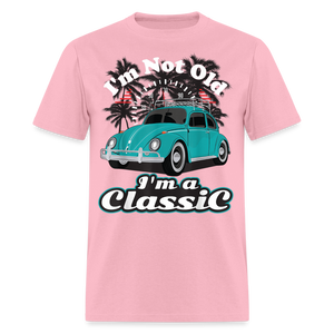 I'm Not Old I'm A Classic T Shirt Tee Classic Car Lover Vintage Car Gift T-shirt - pink