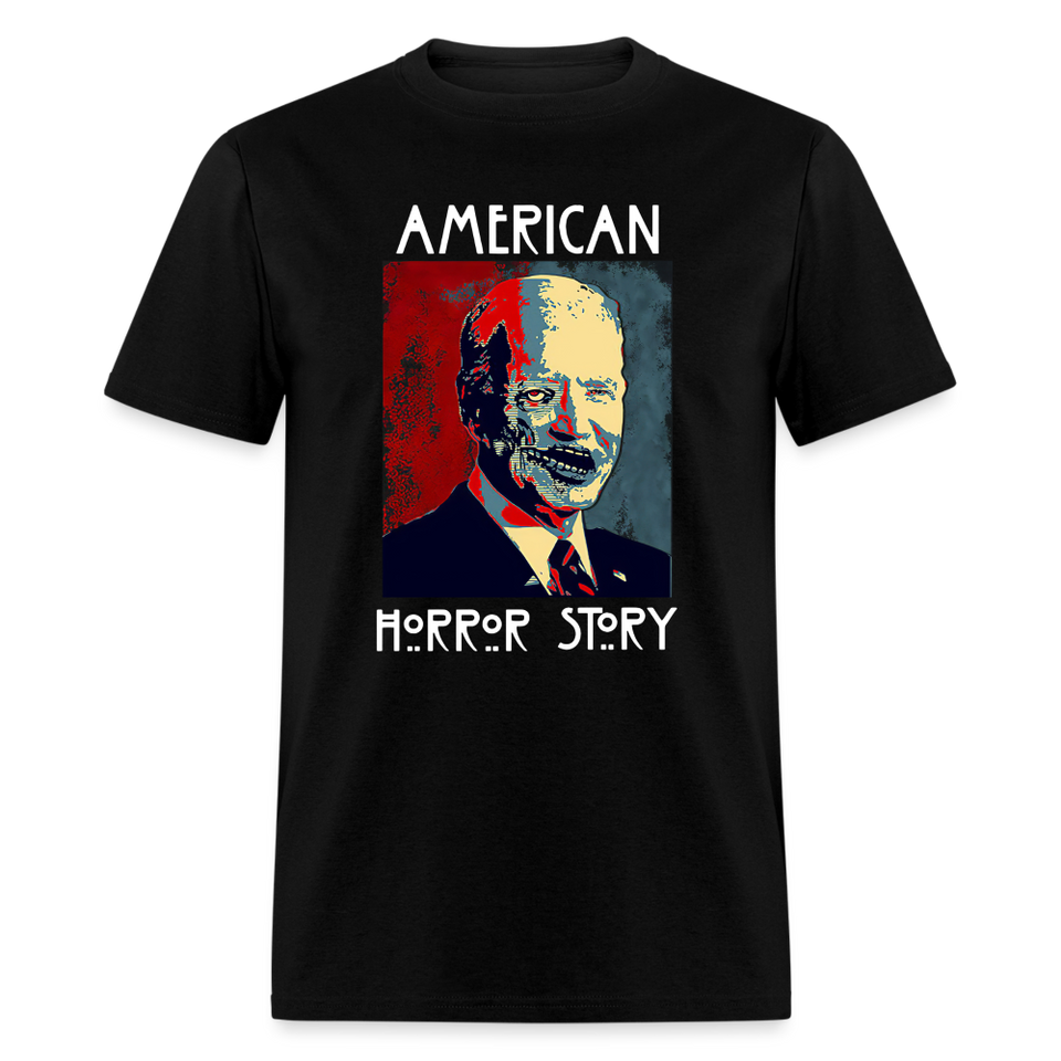Anti Joe Biden shirt American Horror Story Zombie Funny Halloween T-shirt - black
