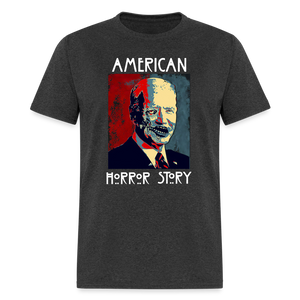 Anti Joe Biden shirt American Horror Story Zombie Funny Halloween T-shirt - heather black